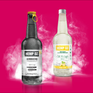TEST Hemp Kombucha & Spring Water